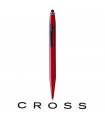 Bolígrafo Cross Tech rojo.
